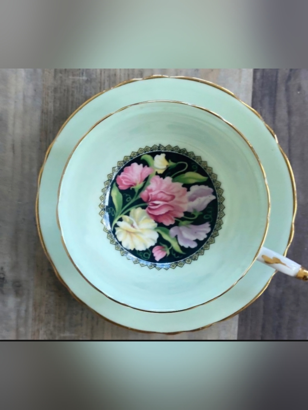 Rare Vintage Paragon Cup and Saucer Double Warrant By Appt. Made In England!